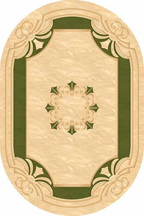 Kamea 5333 CREAM-GREEN Овал
