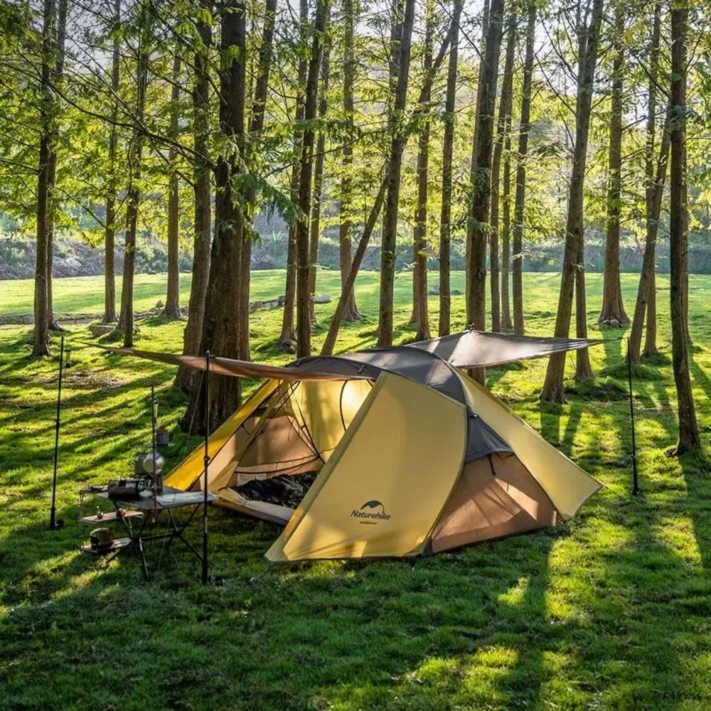ПАЛАТКА NATUREHIKE 2-Х МЕСТНАЯ BUTTERFLY NH21YW132 210T