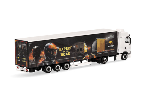 Грузовик Renault T facelift Lowliner gradine тентовый полуприцеп "SFT/Wielton" (Bayern/Küps)