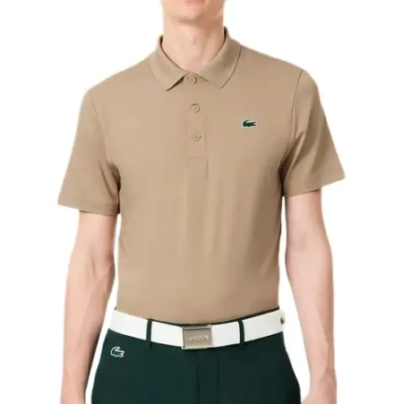 Теннисное поло Lacoste Ultra Dry Stretch Golf - beige