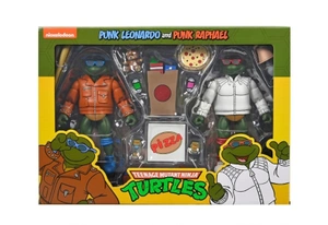 Фигурка NECA TMNT Cartoon Series Punk Leonardo & Punk Raphael Exclusive 2-Pack