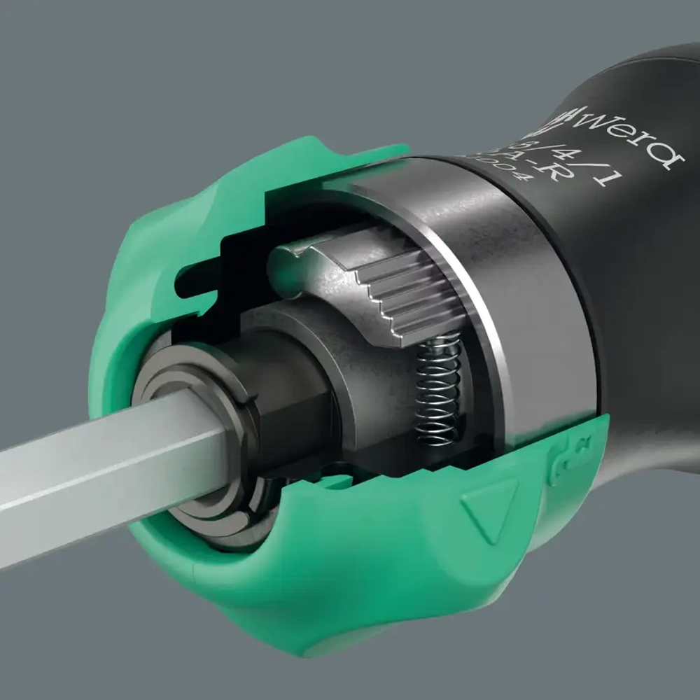 Ручка-держатель Kraftform Kompakt 25 RA-R с чехлом WERA 05051482001