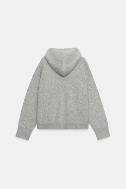 ZARA ХУДИ С ШЕРСТЬЮ, СЕРЫЙ