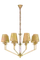 Люстра подвесная NewRgy 8669/8LT BRASS, 8×40 Вт, латунная