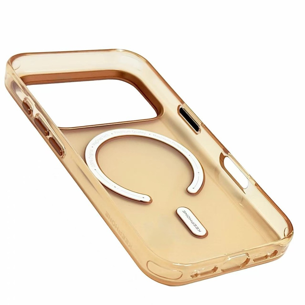 Накладка для i-Phone 17 Pro Keephone Dazzle Pro MagSnap оранжевый
