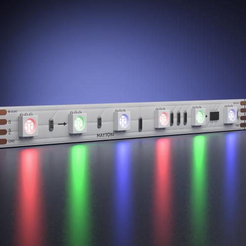 Светодиодная лента Maytoni 24В 5050 14,4Вт/м RGB 5м IP 20 201246