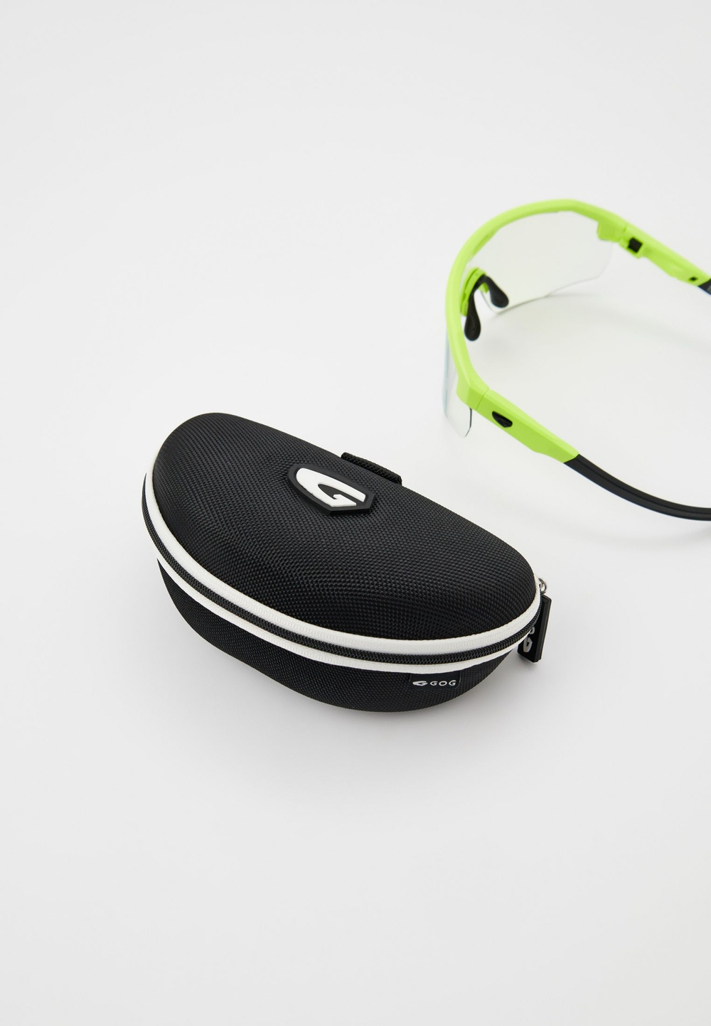 Спортивные очки с диоптриями GOG Argo С / Matt Neon Green-Black / Photochromic Green Lens