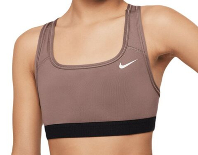 Топ для девочки теннисный Nike Swoosh Bra - plum eclipse/white