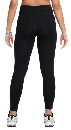 Брюки для девочки Nike Sportswear Classic High-Waisted - black/white