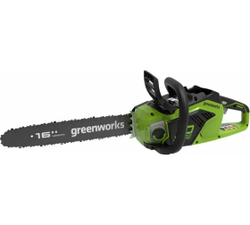 Цепная пила аккум. GREENWORKS GD40CS18 40В,40см,до1,8 КВт,3/8-1,1-56,б/щ,без АКБ и ЗУ (2005807)