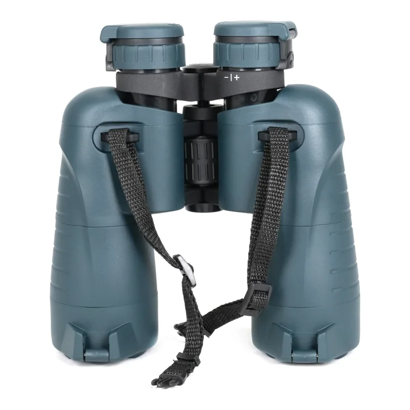 Призменный бинокль ARKON 10x50 / АРКОН 10 50 - вид снизу с шейным ремнем