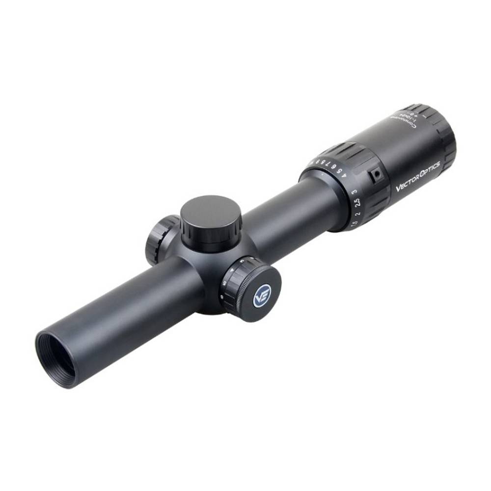 Оптический прицел Vector Optics Constantine 1-10x24 SFP, ( Сетка Fiber Center Dot / с подсветкой )