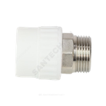 Муфта PP-R комбинированная белая Дн 40х1 1/4" НР под ключ VALFEX 10135040