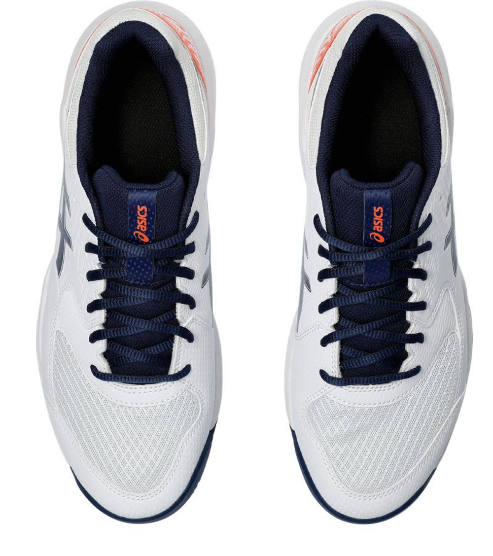 Мужские кроссовки теннисные Asics Gel-Dedicate 8 Clay - white/blue expanse