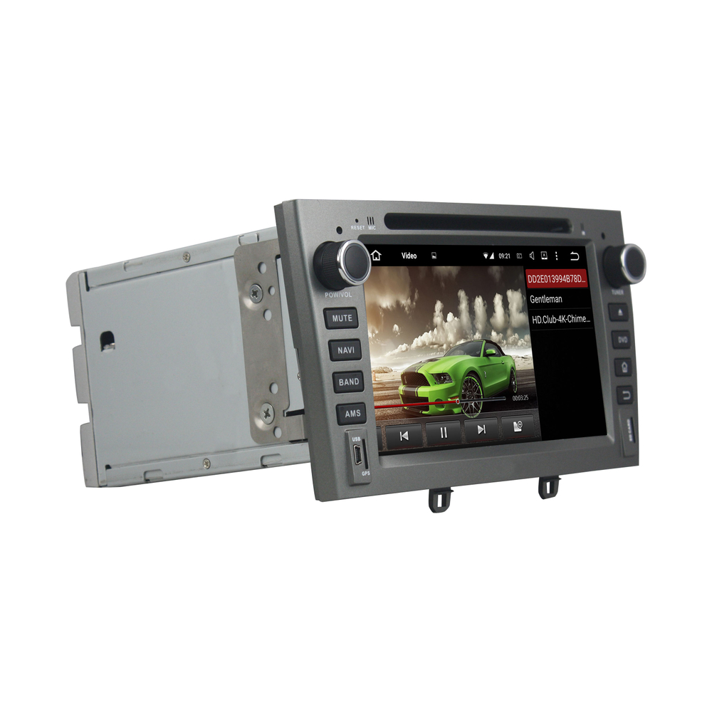 Установочный комплект для PEUGEOT 408 2012+, 308 2008-2014, RCZ 2010-2015 черный  KUBERG MKD-7047В-P5