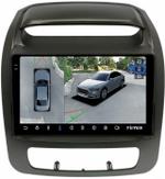 Магнитола для KIA Sorento 2 XM 2012-2020 (отдельный экран климата, со штатной КЗВ) - Teyes CC3-2K-360 монитор 9.5" 2K QLED на Android 10, Быстрая, CarPlay, 4G SIM-слот, 4 камеры в комплекте