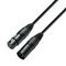Adam Hall K3 DMF 1000 - кабель DMX AES/EBU, XLR (F) - XLR (M), 0,22 мм2, 10 м, черный