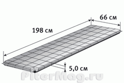 Коврик Alexika Alpine Plus 198x66x5