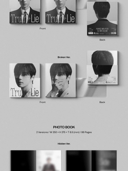 Альбом HWANG MIN HYUN - Truth or Lie 1st Mini Album 2 Version SET