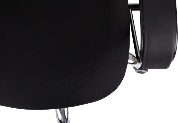 Кресло эргономичное Бюрократ CH-607BS черный сетка/ткань с подголов. крестов. металл хром