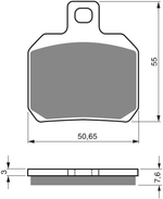 Тормозные колодки Goldfren 152 GP6