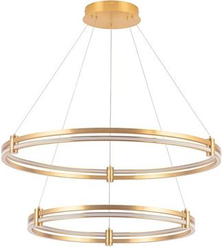 Люстра подвесная LED 60W 2800К-6500К 4006/05/02P латунь Tooring Stilfort