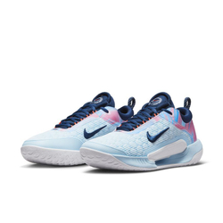 Мужские кроссовки теннисные Nike Zoom Court NXT - glacier blue/midnight navy/white