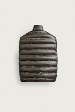 ZARA ЛЕГКИЙ СТЕГАНЫЙ ЖИЛЕТ WATER REPELLENT, ХАКИ