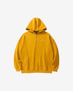 Худи PUFF Half Zip Горчичный