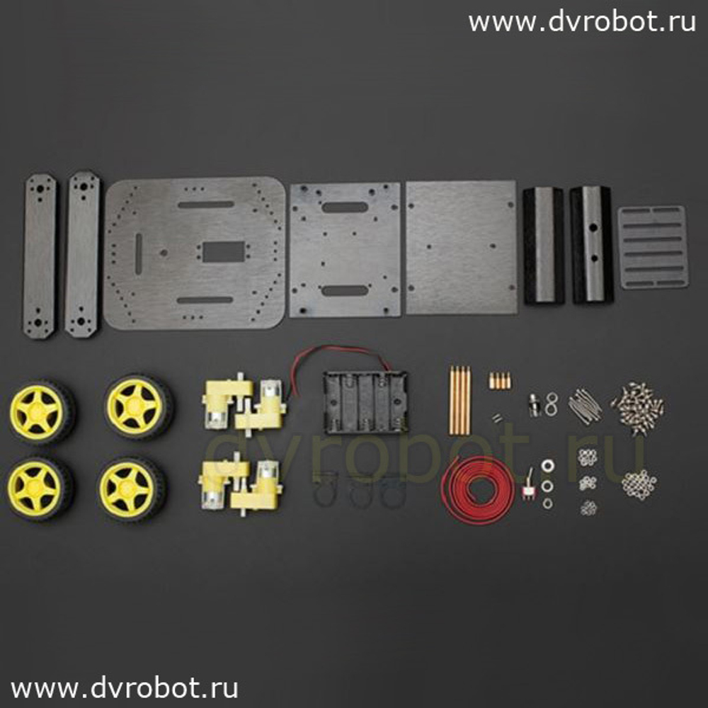 Самоходное шасси Pirate-4WD - DFRobot