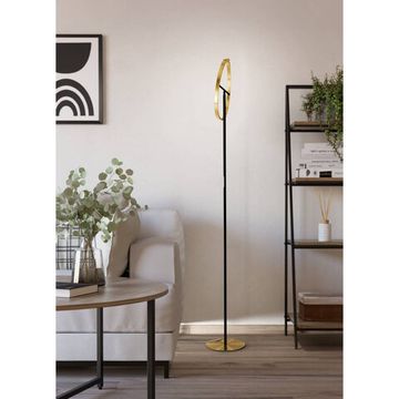 Светодиодный торшер LED 2X8,8W 3000К 901973 латунь Castelpoto Eglo