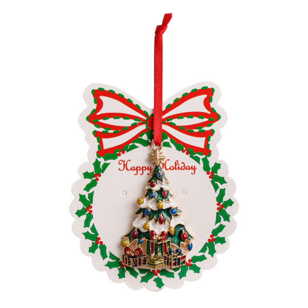 Украшение новогоднее 6см с подвеской Lamart Noel Елочка