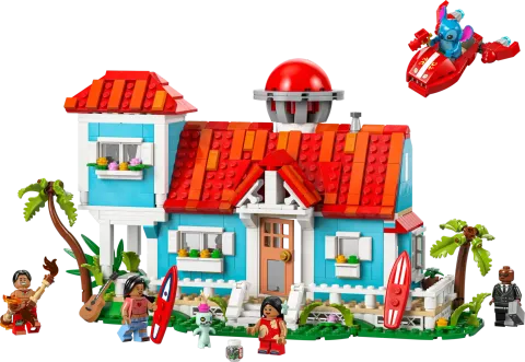 Конструктор LEGO Disney 43268 Пляжный домик Лило и Стича