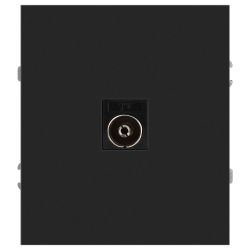 Розетка ЭРА Arktik 16-3101-05 TV одиночная антрацит | Эра Arktik
