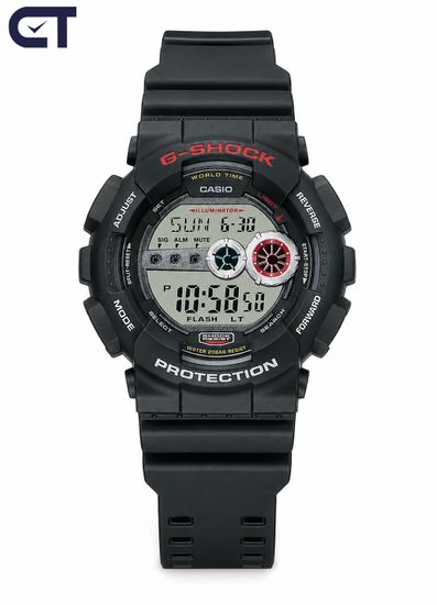 CASIO GD-100-1ADR G-SHOCK мужские наручные часы — крупная цифровая G-SHOCK с 7-летней батареей и WR200