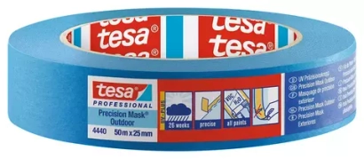 Малярная лента для чётких линий окраски tesa® PLUS 4440, синяя