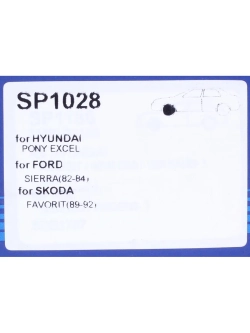 Колодки тормозные SKODA Felicia (94-01) передние (4шт.) SANGSIN
