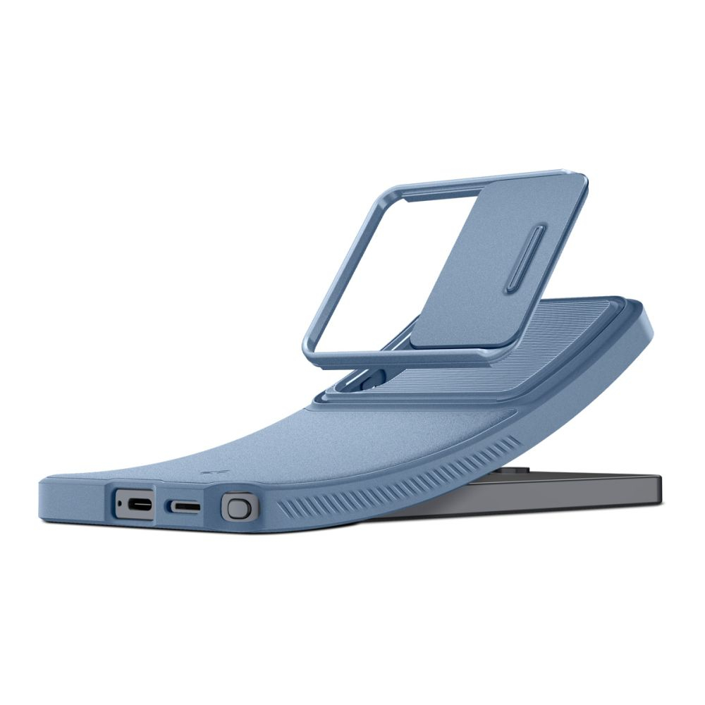 Чехол Spigen Optik Armor с защитой камеры для Galaxy S26 Ultra Light Blue