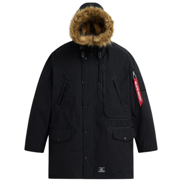 Парка Alpha Industries N-3B Alpine Parka Gen ll Black (Черная)