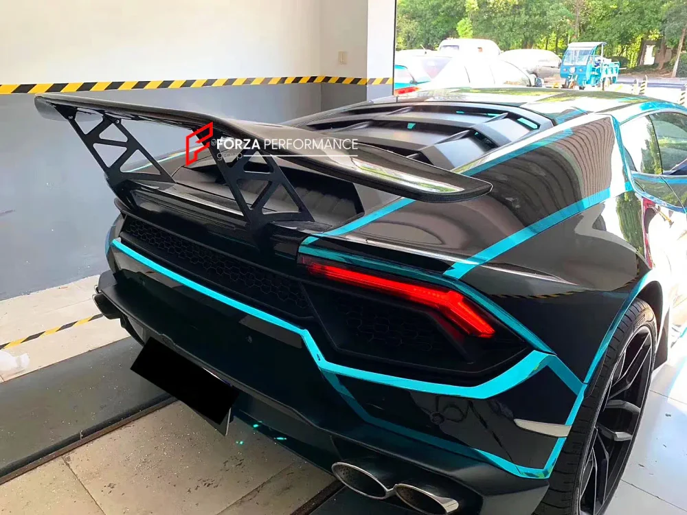 Карбоновый спойлер-крыло для Lamborghini Huracan LP580 LP610 Coupe 2014-2018 Ламборгини Хуракан