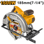 Циркулярная пила INGCO CS18568 INDUSTRIAL 185х20 мм 1,6 кВт