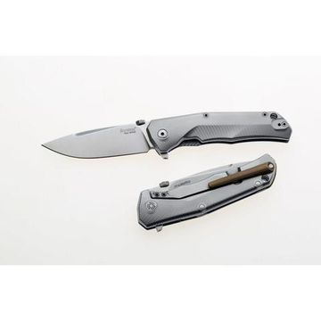 Складной нож Lion Steel "T.R.E." L/TRE-BR c клинком из стали Böhler M390 Microclean®, рукоять титан