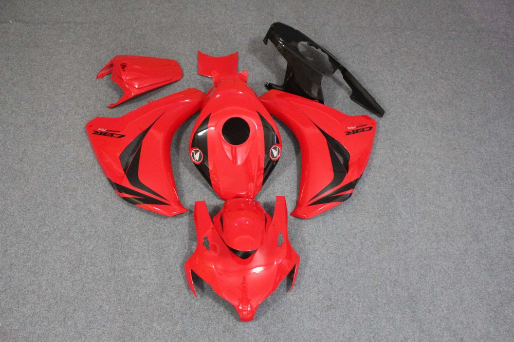 Комплект пластика для мотоцикла Honda CBR 1000RR 08-11 Красно-Черный
