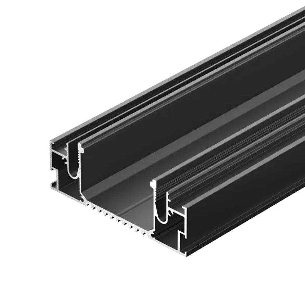 Профиль STRETCH-41-CEIL-CENTER-2000 BLACK (Arlight, Алюминий) 055206
