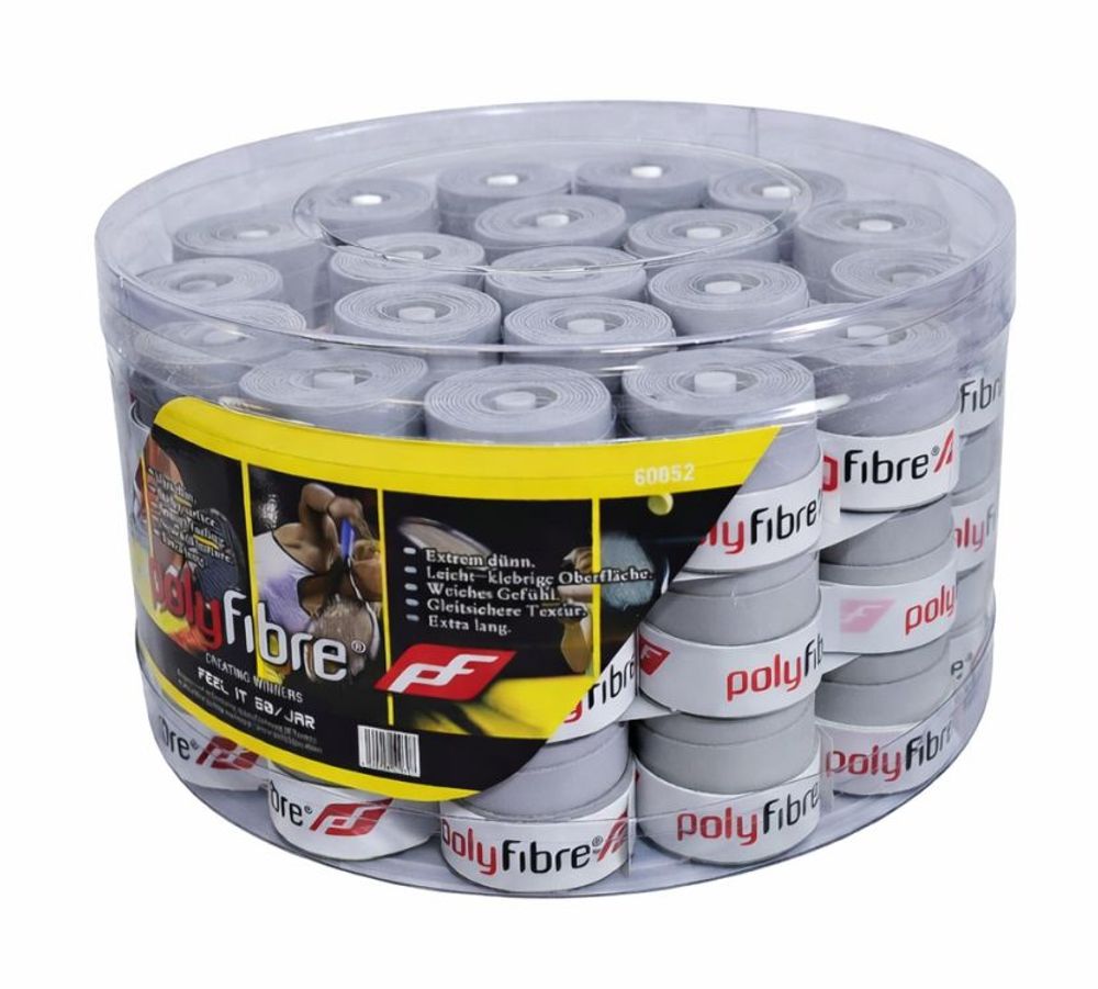 Теннисные намотки Polyfibre Feel It Overgrip 60P - grey