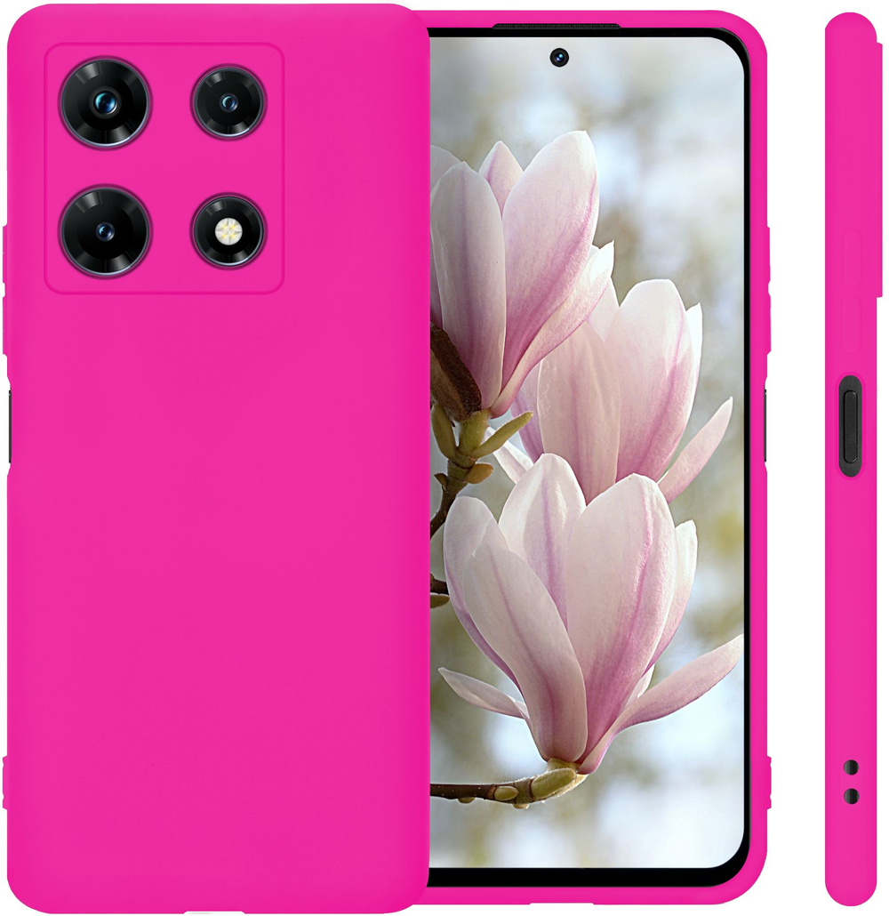 Мягкий Soft Touch чехол из силикона для INFINIX NOTE 30 PRO (не 30,VIP) с бархатной подкладкой