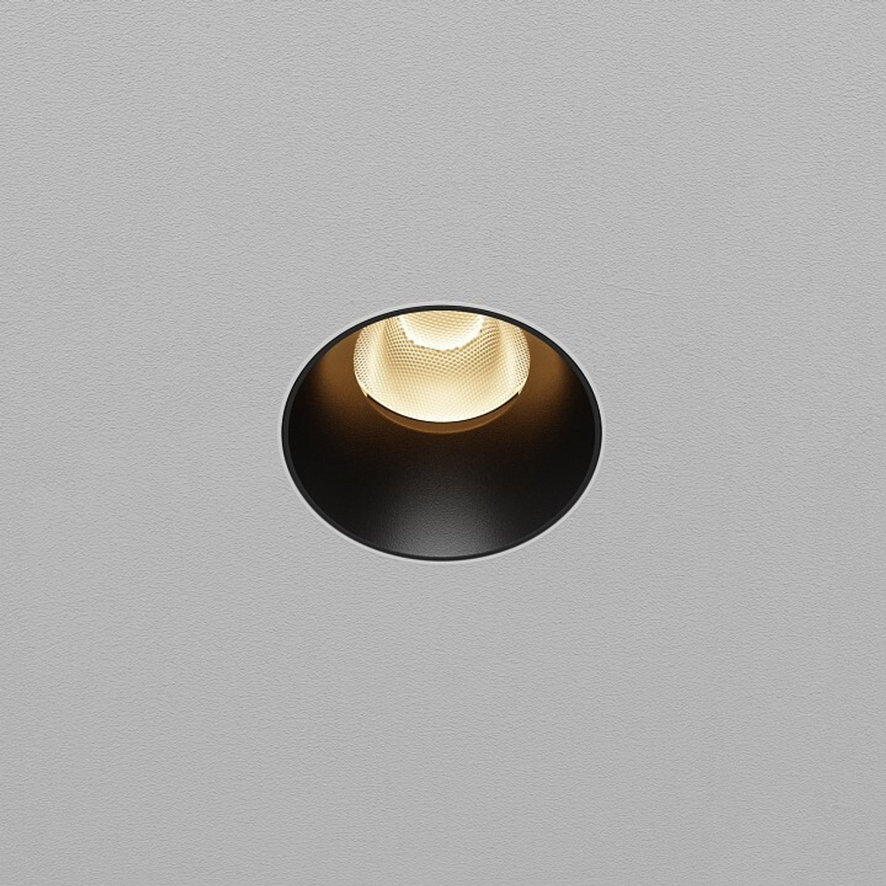 Встраиваемый светильник Maytoni  DL124-10W-3K-TRS-B