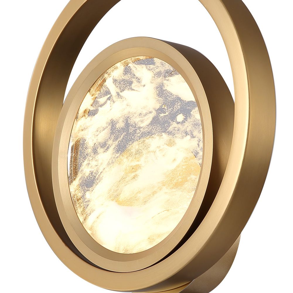 Настенный светильник Moon Light 1A ant.brass