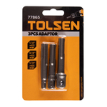 TOLSEN (TT77865) Набор переходников SDS+>1/4", 3/8", 1/2", 3 предмета