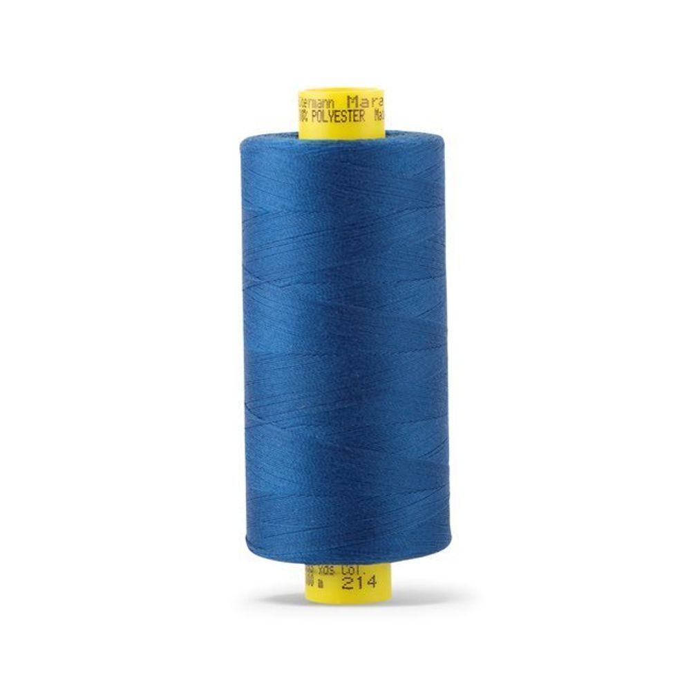 Нитка Gutermann Mara 120 (1000 метров), 1 кат., универсальная | 214 т.лазурный
